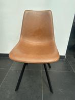 Kuipstoel x 4 - Cognac kleur leer, Huis en Inrichting, Ophalen, Gebruikt, Bruin, Leer