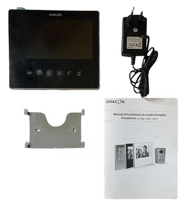 Chacon — 7" ultradun scherm — zwart — voor videofoon (ref.  beschikbaar voor biedingen