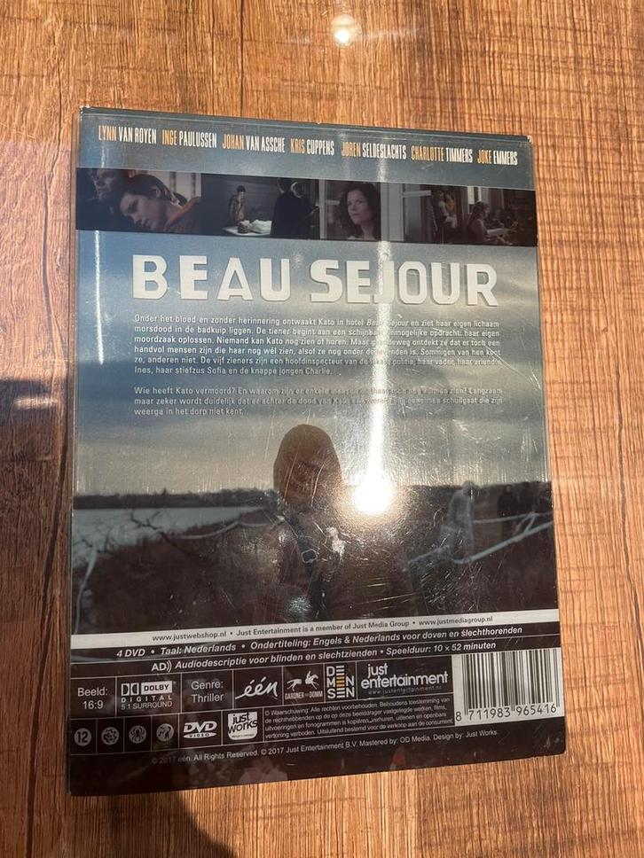 Beau Sejour - Prachtige serie - Dvd boxset ., Cd's en Dvd's, Dvd's | Thrillers en Misdaad, Zo goed als nieuw, Detective en Krimi