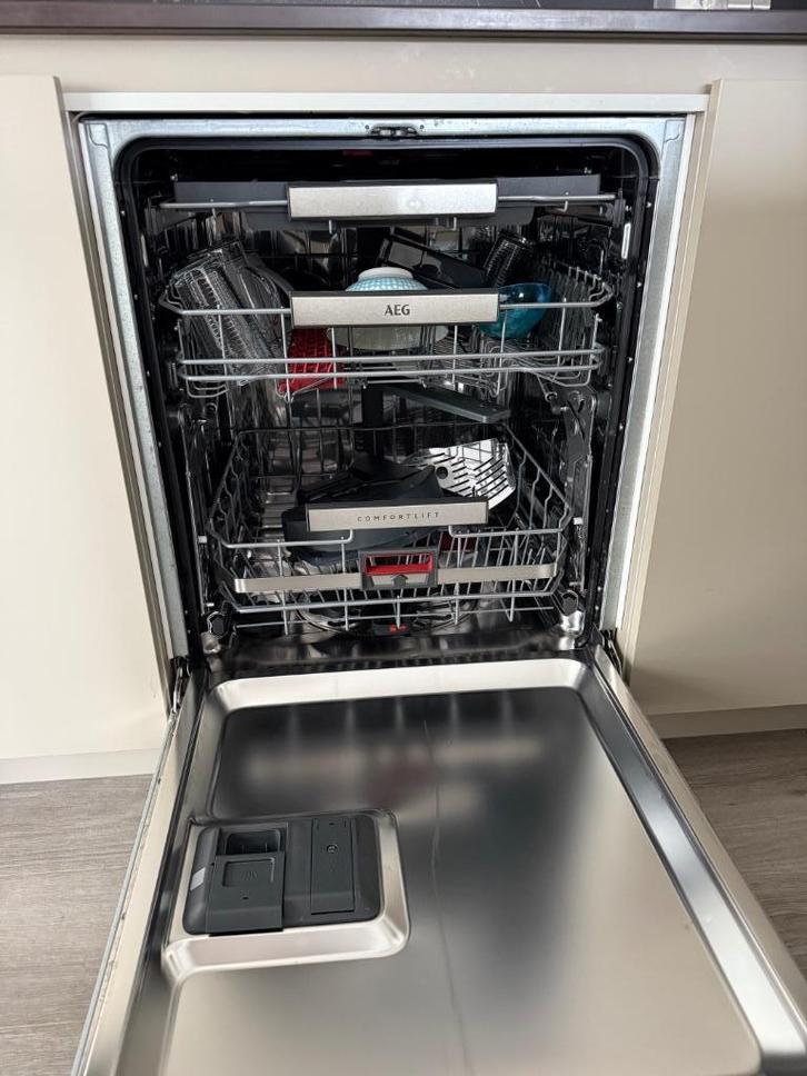 AEG inbouw vaatwas FSE62800P Als Nieuw! ZIEN !!!, Elektronische apparatuur, Vaatwasmachines, Zo goed als nieuw, Inbouw, Energieklasse A of zuiniger