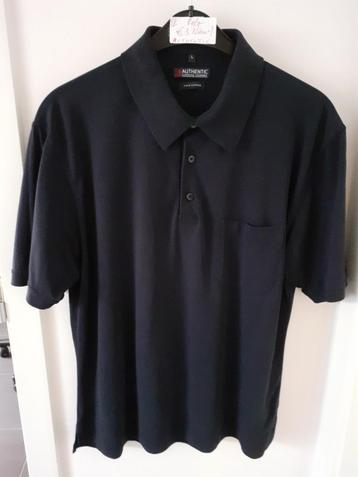AUTHENTIC cloting compagny Donkerblauwe polo Maat: L Pr: € 3 beschikbaar voor biedingen