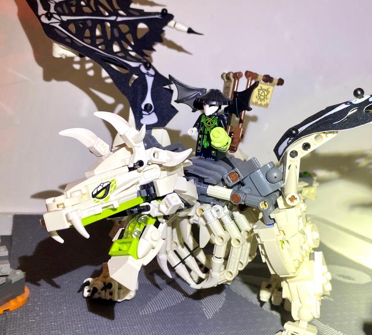 Lego Ninjago 71721 Skull Sorcerer's Draak, Enfants & Bébés, Jouets | Duplo & Lego, Comme neuf, Lego, Ensemble complet, Enlèvement