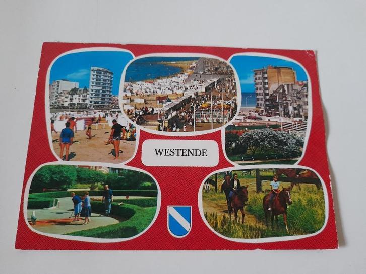 Postkaart Westende / Middelkerke - 1976, Verzamelen, Postkaarten | België, Gelopen, West-Vlaanderen, 1960 tot 1980, Ophalen of Verzenden