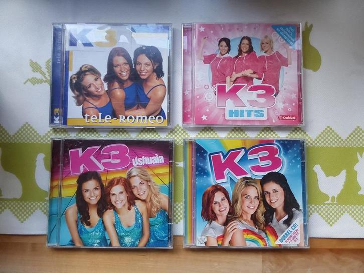K3 - 4 cd's, Cd's en Dvd's, Cd's | Kinderen en Jeugd, Gebruikt, Muziek, Ophalen