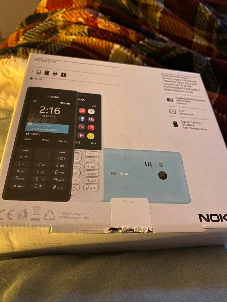 KPN Nokia 216, Telecommunicatie, Mobiele telefoons | Nokia, Zo goed als nieuw, Minder dan 3 megapixel, Zwart, Ophalen