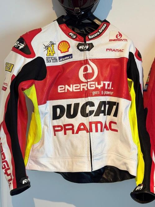 Motorjassen leder geperforeerd - race, Motoren, Kleding | Motorkleding, Jas | leer, Heren, Nieuw zonder kaartje, Ophalen