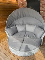 Loungebank / loungbed, Ophalen, Zo goed als nieuw, Wicker, Bank