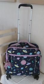 Kipling trolley „Storia” veelkleurig 8 wielen 360 + aap, Gebruikt, Blauw, Aktetas of Boekentas, 40 tot 50 cm