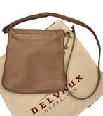 Delvaux Lundi crossbody taupe, Handtassen en Accessoires, Overige merken, Gebruikt, Beige, Ophalen of Verzenden