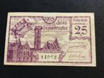 Kasbon 25 cent Dendermonde 1918, Enlèvement ou Envoi, Autre, Monnaie en vrac