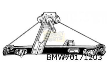 BMW 1-serie (-3/07) raammechaniek Links achter (handbediend)