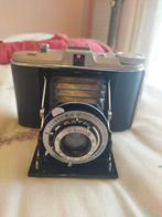 Filmcamera Agfa Isolette 4.5 (c1945-50) met lederen tas, Ophalen of Verzenden, Gebruikt, Spiegelreflex, Overige Merken