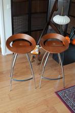 Twee Magis Lyra barkrukken - Uitstekende staat, Huis en Inrichting, Barkrukken, Ophalen, Met voetsteun, 60 tot 90 cm, Zo goed als nieuw