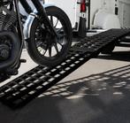 Oprijbrug motorfiets, Ophalen, Gebruikt