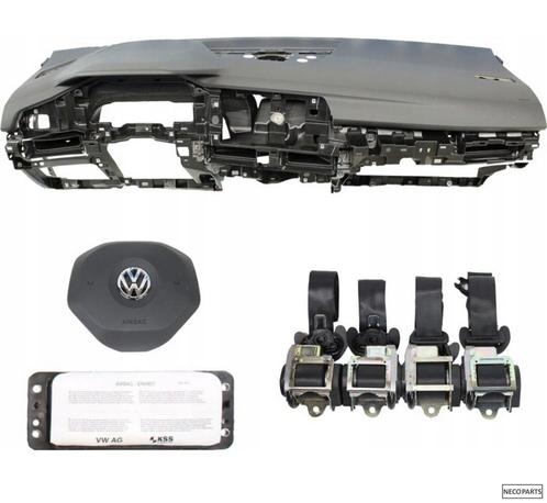 VW GOLF VIII GTE AIRBAG COMPLEET AIRBAG DASHBOARD, Auto-onderdelen, Dashboard en Schakelaars, Volkswagen, Gebruikt, Ophalen of Verzenden