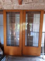 Binnendeuren met glas, Bricolage & Construction, 200 à 215 cm, Enlèvement, Utilisé, 80 à 100 cm