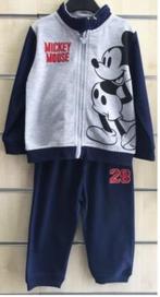 Mickey Mouse Joggingpak - Disney Baby - Maat 62/68 - 80, Enfants & Bébés, Vêtements de bébé | Taille 80, Ensemble, Disney, Garçon