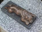 Engelse bulldoghond in brons, Antiek en Kunst, Ophalen, Brons