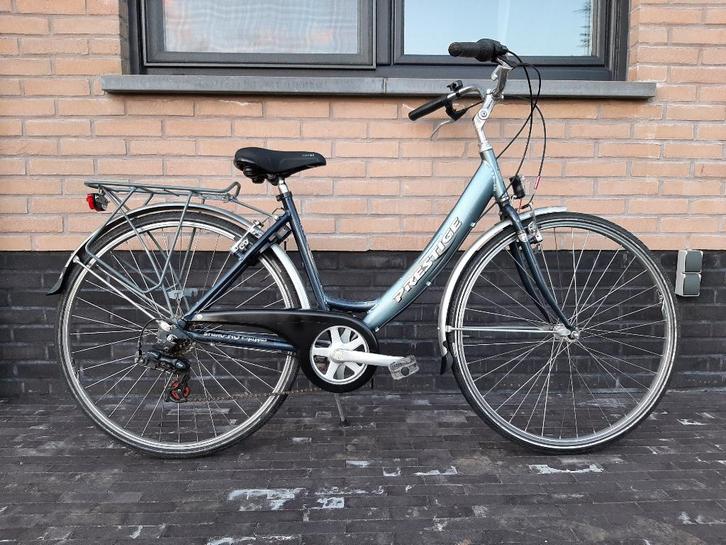 Aluminium Prestige damesfiets IN PERFECTE STAAT met 6 versn., Fietsen en Brommers, Fietsen | Dames | Damesfietsen, Zo goed als nieuw