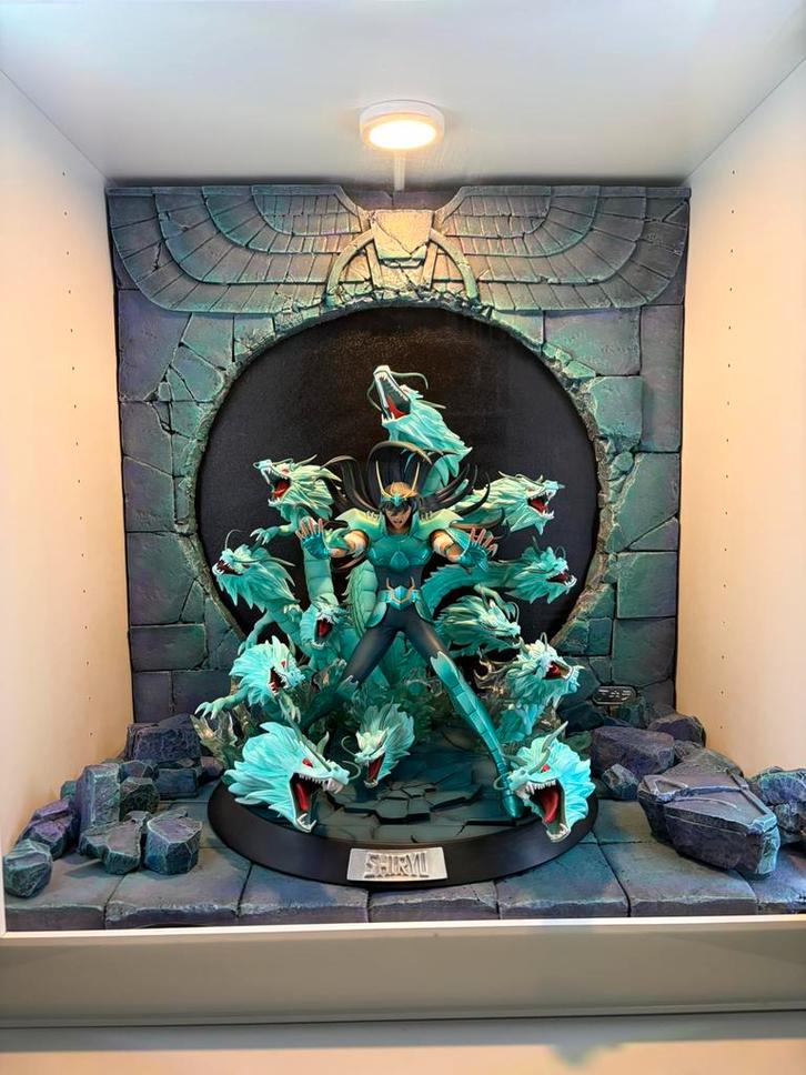 Tsume shiryu avec Diorama (original de miketigra), Collections, Statues & Figurines, Enlèvement