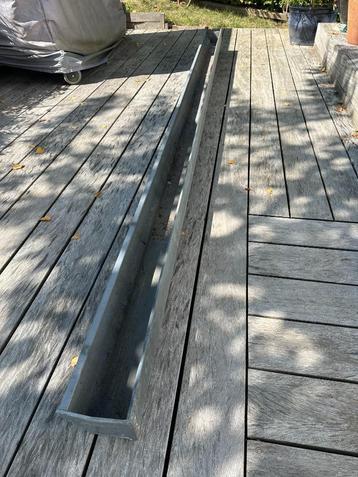 MOPAC-dakgoot van 3,5 m x 15 cm — aluminium beschikbaar voor biedingen