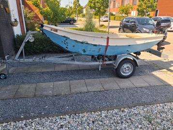 Te koop stalen sloep, Enlèvement, Comme neuf