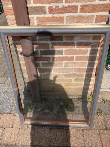 Kader met echt glas 0,70x0,90  beschikbaar voor biedingen