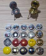 Lot de 20 capsules de Champagne & autres (lot 4) + 2 chaises, Ophalen of Verzenden