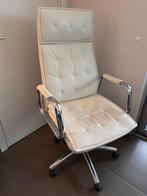 HJH Office bureaustoel in wit kunstleder, Ophalen, Zo goed als nieuw, Wit, Bureaustoel