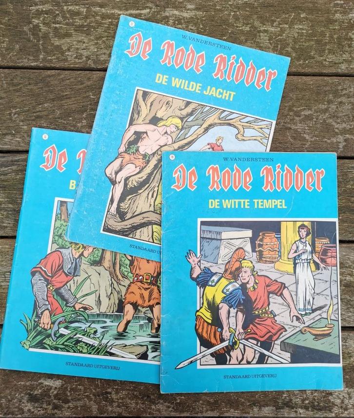 Drie albums De Rode Ridder - als lot te koop, Boeken, Stripverhalen, Zo goed als nieuw, Meerdere stripboeken, Ophalen