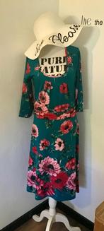 Jurk King Louie maat L 40 kleur petrol industriële, Kleding | Dames, Jurken, Ophalen, Maat 42/44 (L), Zo goed als nieuw, King Louie