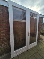 Openslaande deuren, terrasdeuren, tuindeuren, Ophalen, Gebruikt, Hout