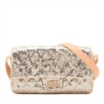 Chanel 2.55 mini-gewatteerde heruitgave, Ophalen of Verzenden, Gebruikt, Goud, Overige merken