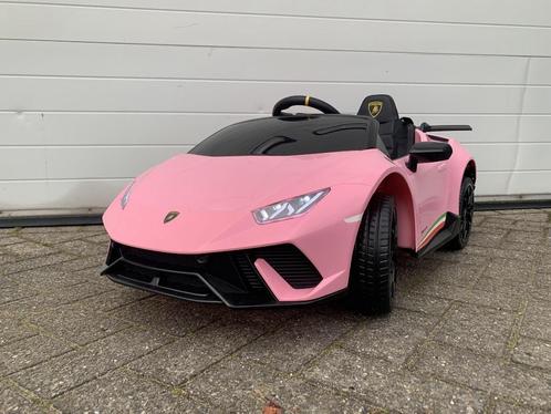 Lamborghini Huracán LP640 Performanté 12v roze Bluetooth !!, Kinderen en Baby's, Speelgoed | Buiten | Voertuigen en Loopfietsen