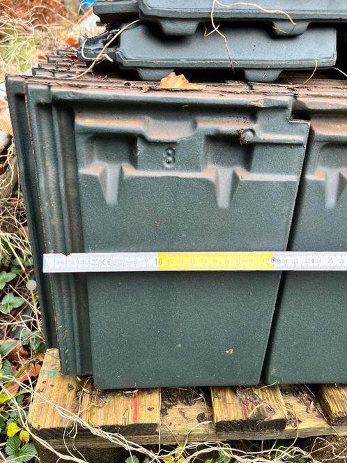 lot +-55m2 BEAUVOISE vlakke dakpannen St-Germer Celtoise, Doe-het-zelf en Bouw, Dakpannen en Dakbedekking, Zo goed als nieuw, Dakpannen