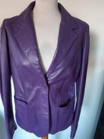 Lederen dames blazer maat M/L, Kleding | Dames, Jasjes, Kostuums en Pakken, Ophalen, Zo goed als nieuw, Maat 38/40 (M)