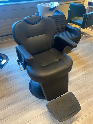 Barbierstoel Cakmo heren knip stoel kapsalon barberstoel, Overige materialen, Zwart, Nieuw, Ophalen of Verzenden