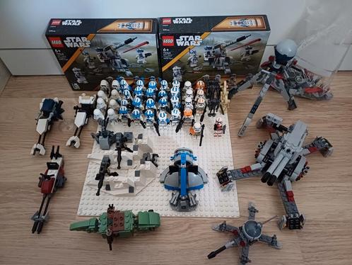 Lego star wars (veel battle packs en custom omc build), Enfants & Bébés, Jouets | Duplo & Lego, Comme neuf, Lego, Ensemble complet