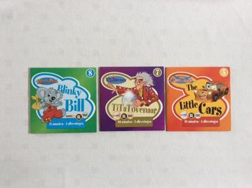 3 KinderDVD's: Little Cars, Tita Tovenaar, Blinky Bill, Ophalen of Verzenden