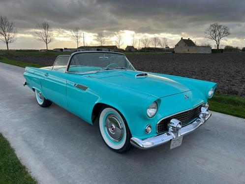 Ford Thunderbird 1955, Auto's, Ford USA, Bedrijf, Te koop, Thunderbird, Benzine, Cabriolet, 2 deurs, Automaat, Blauw, Blauw, Ophalen