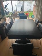 Tafel uitrekbaar met stoelen, Ophalen of Verzenden, Zo goed als nieuw