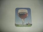 Oud bierviltje Sanctus, brij. Duvel, Verzamelen, Ophalen of Verzenden, Zo goed als nieuw, Viltje(s), Duvel