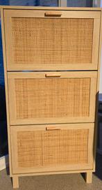 Schoenenkast in rotan voor 18 paar, Huis en Inrichting, Kasten | Schoenenkasten, Ophalen, Nieuw