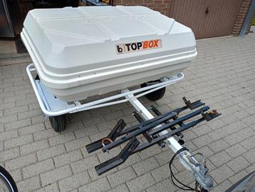 Chariot à bagages avec porte-vélos, Autos : Divers, Remorques, Enlèvement, Comme neuf