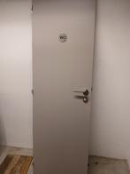 WC DEUR LICHT GRIJZE KLEUR, Doe-het-zelf en Bouw, Ophalen, Gebruikt, Minder dan 80 cm, Binnendeur