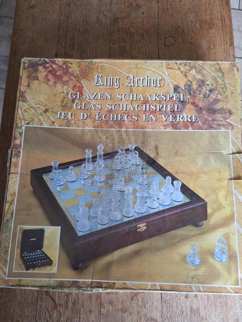 Jeu d'échecs en verre, Hobby & Loisirs créatifs, Jeux de société | Jeux de plateau, Neuf, 1 ou 2 joueurs, Enlèvement