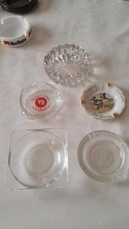 Asbakken verzameling Primus Haacht, Thyfords, Keeleers, Antiek en Kunst, Antiek | Glaswerk en Kristal, Ophalen of Verzenden