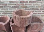 Stapelbare bloembak beton 30 stuks, Tuin en Terras, Ophalen, Zo goed als nieuw, Beton, Tuin