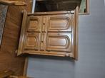Eiken eetkamerkast, Ophalen, Eikenhout, Zo goed als nieuw, Minder dan 150 cm