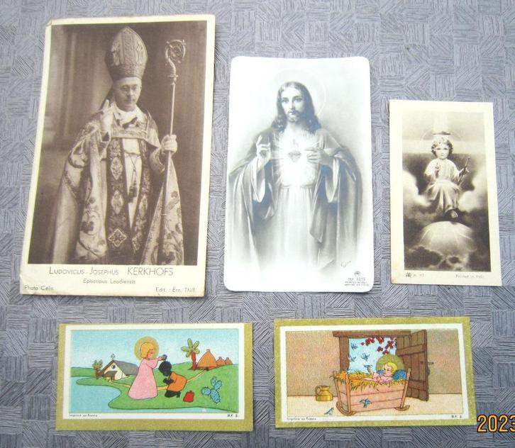 Vrome beelden uit de jaren 1940-1945, Verzamelen, Bidprentjes en Rouwkaarten, Bidprentje, Verzenden